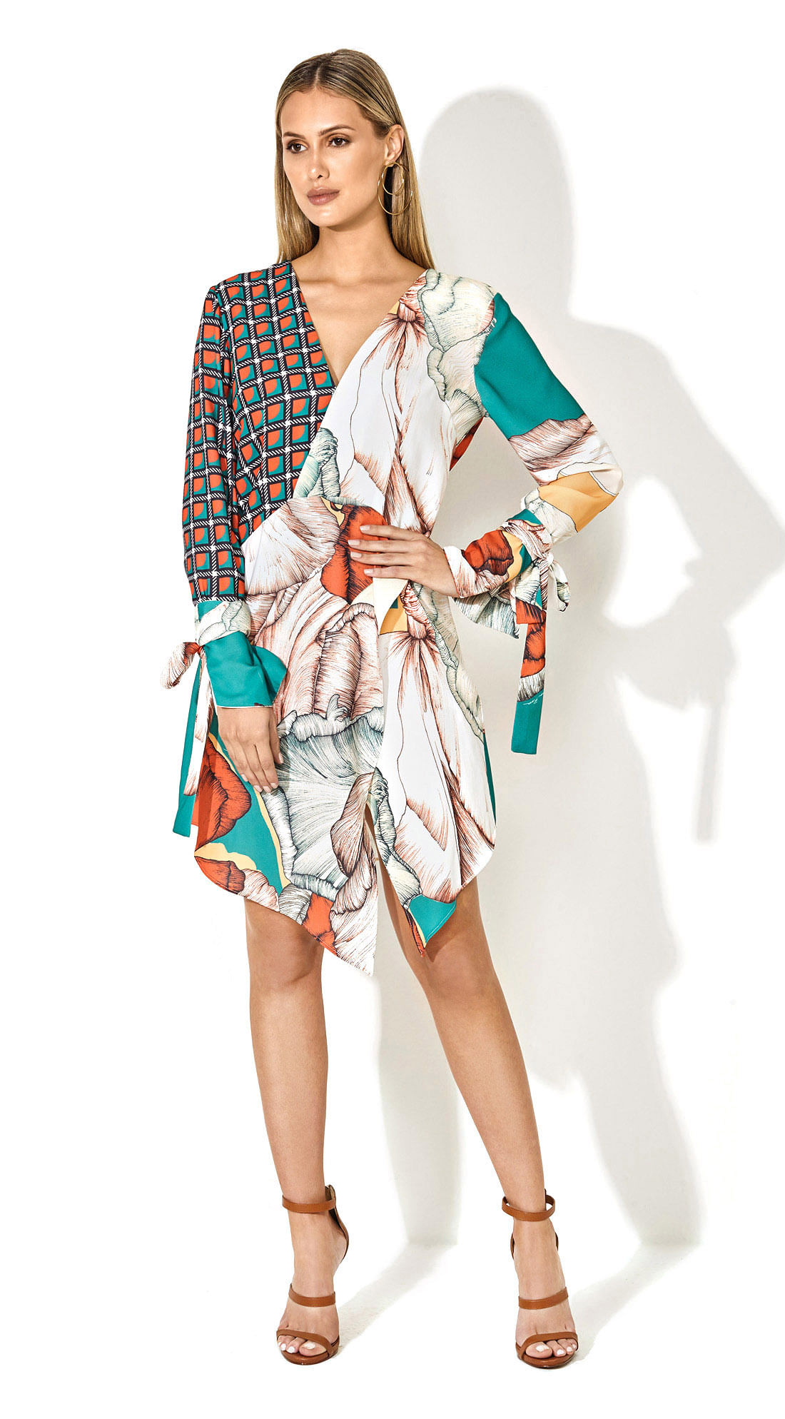 vestido compose morena rosa