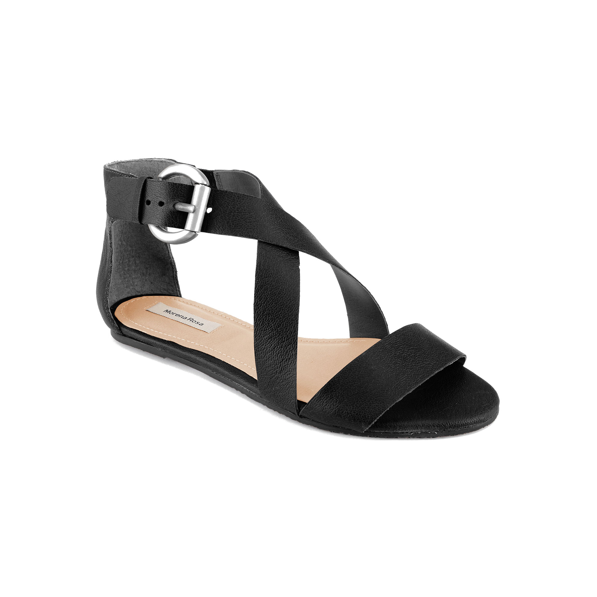 sandalia rasteira morena rosa