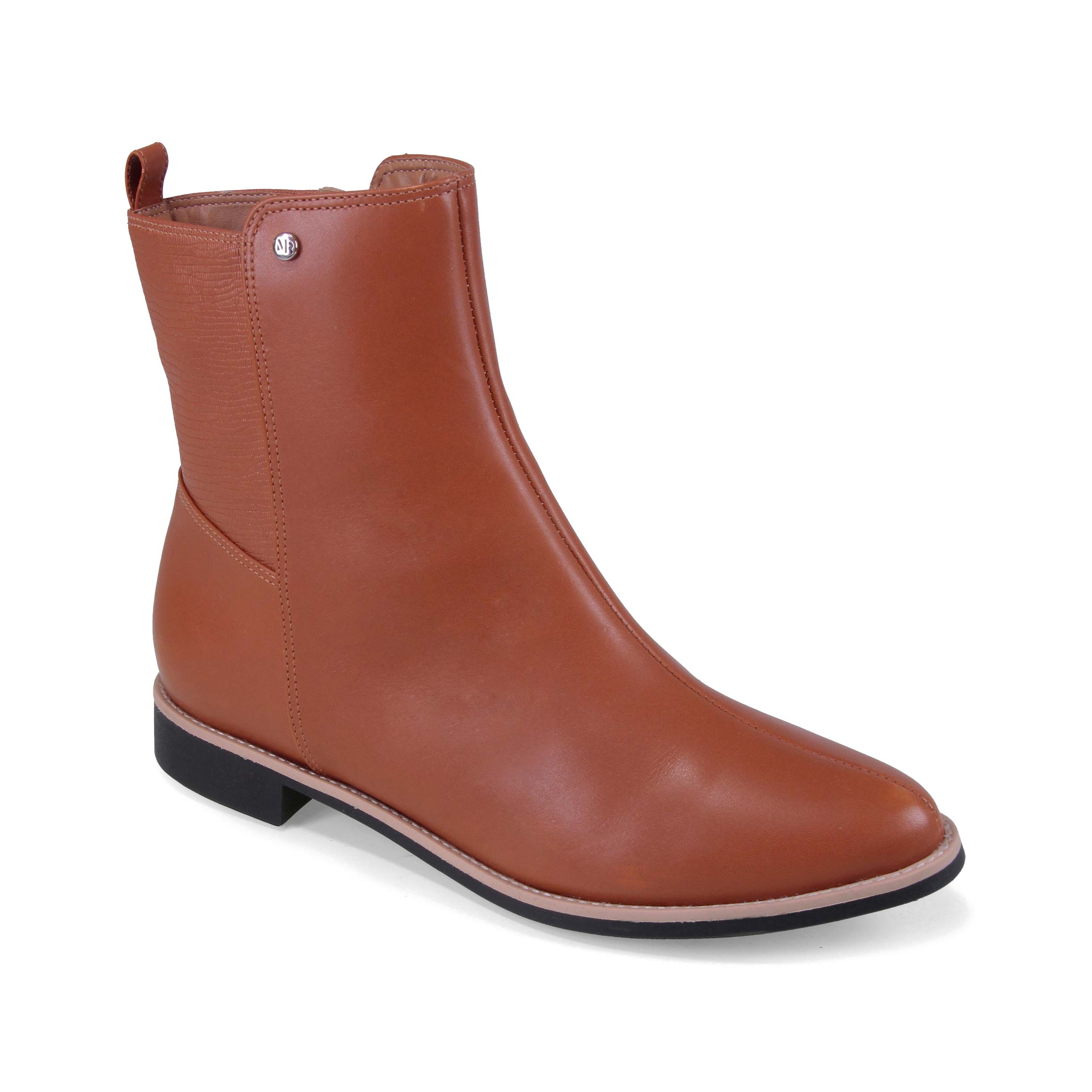 bota morena rosa cano curto